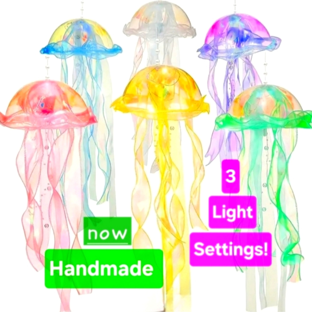 LED Jellyfish Lantern 2ft. Long!